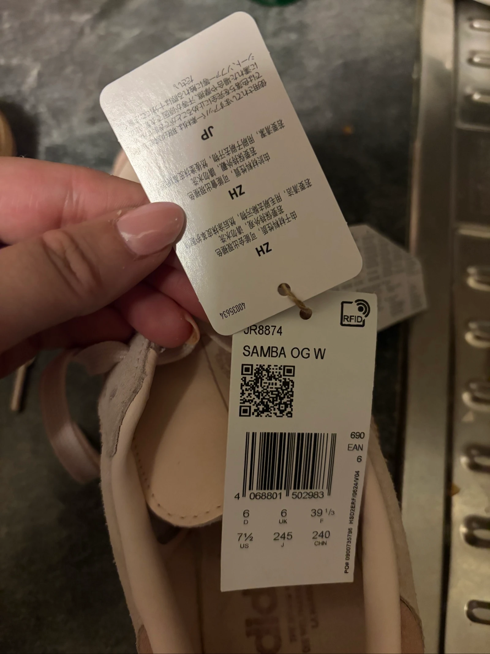 Adidas samba OG quartz mauve taille 39 1/3 – photo 15
